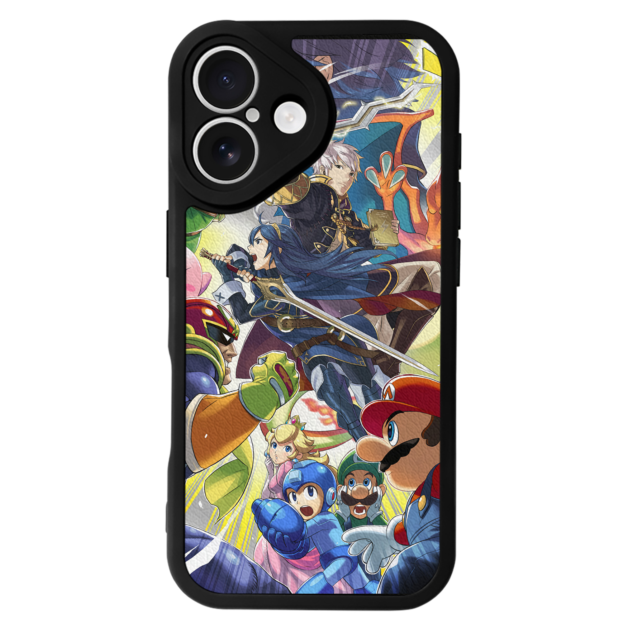 （画像用） ポケットモンスター Pokémon 【iPhone 16シリーズ対応】シリコンスマホケース（レザー調） 材質：シリコン